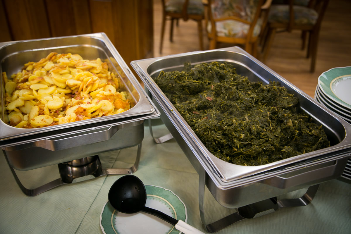 Gr&uuml;nkohl-B&uuml;ffet in Rusers Hotel 2019
