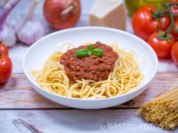 Spaghetti mit Hackfleischsauce